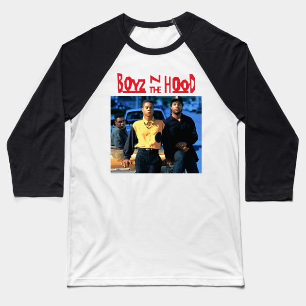 Boyz N The Hood Baseball T-Shirt by herdonmmon